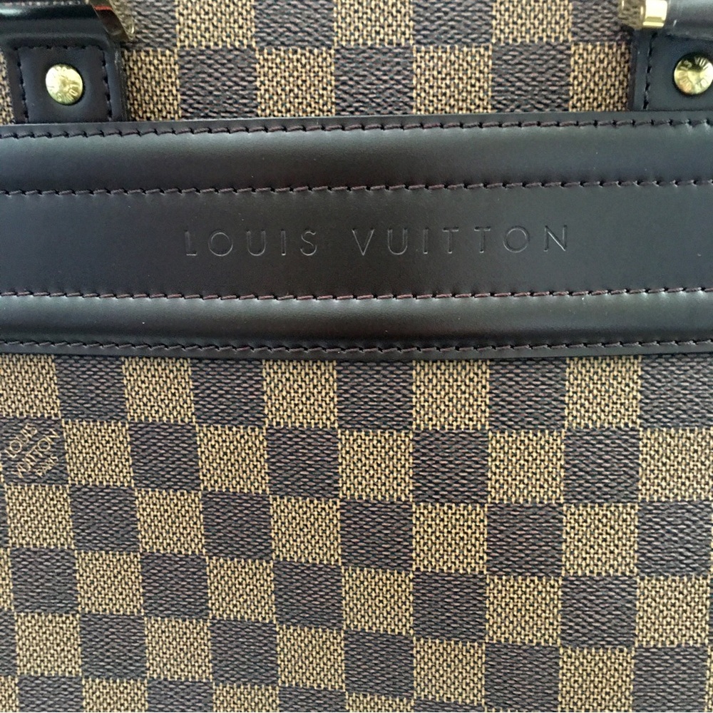 AUTHENTIC -LOUIS VUITTON  NOLITA DAMIER EBENE -CARRY-ON /TOTE /BAG - Picture 4 of 11